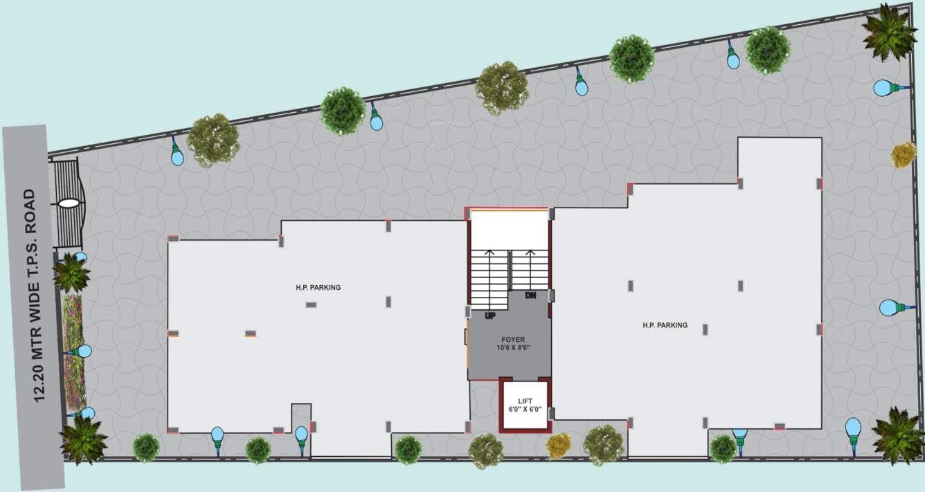  antilia heights Antilia Heights Cluster Plan For Ground Floor