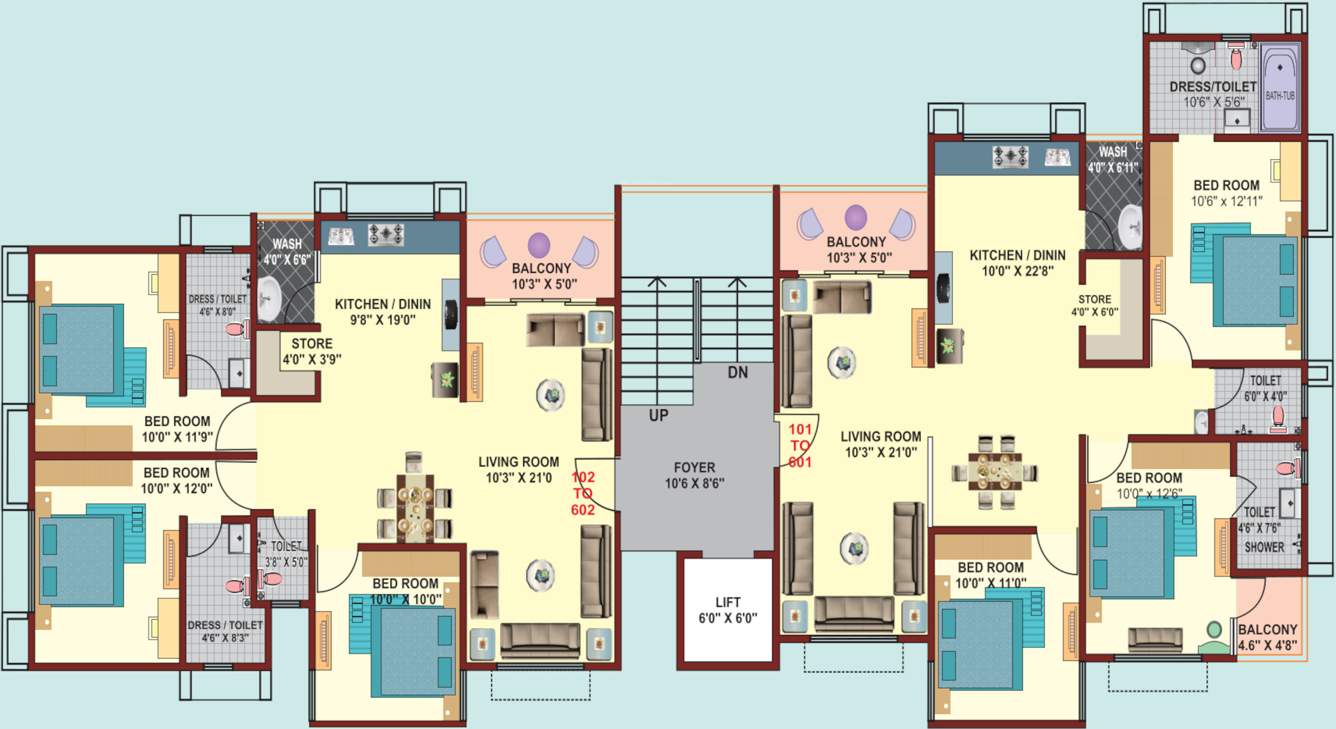  antilia heights Antilia Heights Cluster Plan For Typical