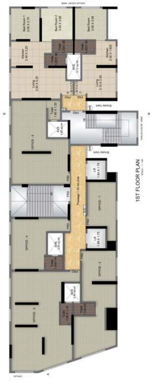  nehru nagar shree ganesh krupa chs ltd bldg no 120 Nehru Nagar Shree Ganesh Krupa CHS Ltd Bldg No 120 Cluster Plan For 1st Floor