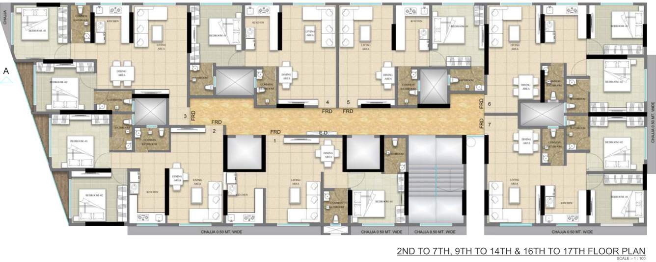  nehru nagar shree ganesh krupa chs ltd bldg no 120 Nehru Nagar Shree Ganesh Krupa CHS Ltd Bldg No 120 Cluster Plan From 2nd To 17th Floor