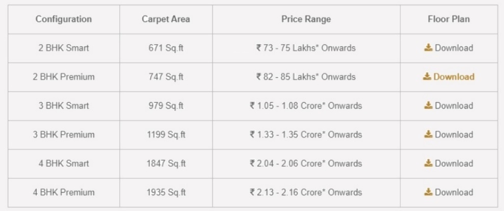 the-central-park-phase-2 Construction Linked Payment (CLP) Payment Plan