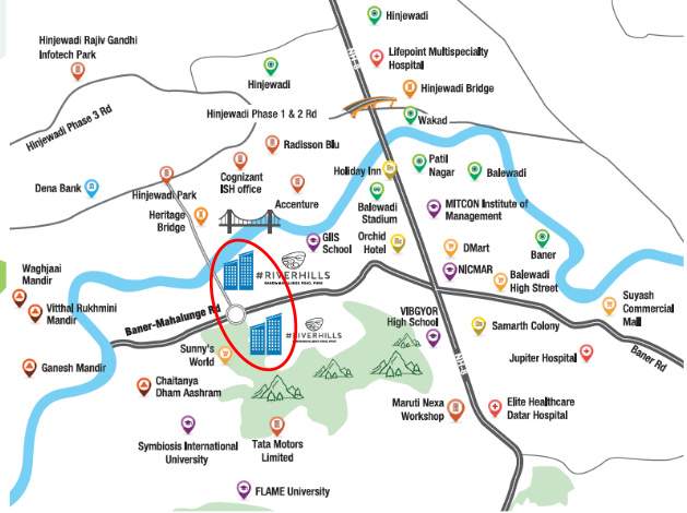  godrej meadows Location Plan