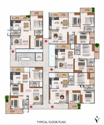  gokulam Cluster Plan for ground Floor