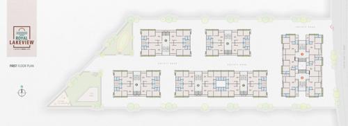  royal-lakeview Block A To G  Cluster Plan For 1st Floor