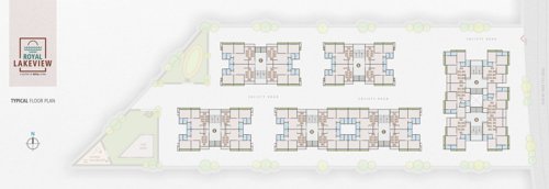  royal-lakeview Block A To G Cluster Plan For Typical Floor