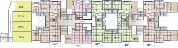  paraiso-2 Wing A and Wing B Cluster Plan for 1st Floor