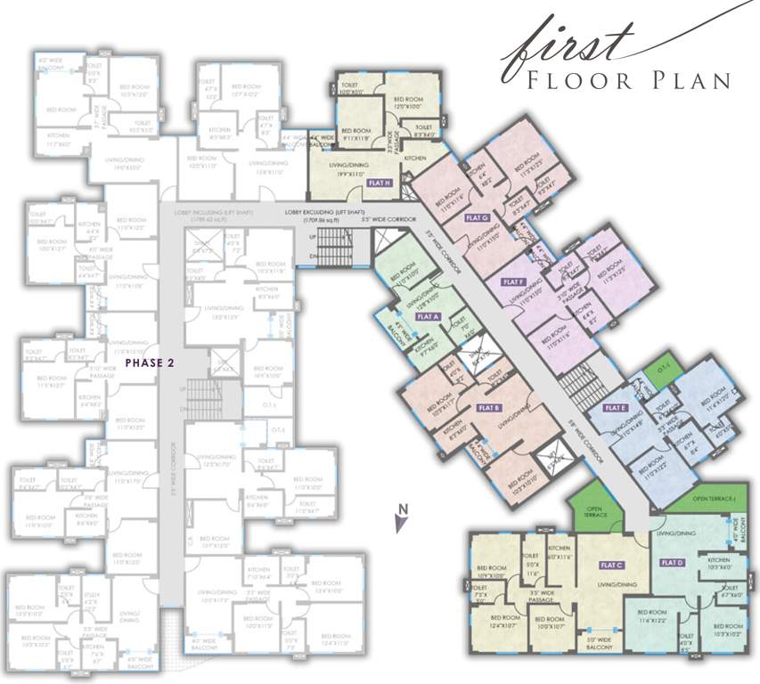  golden vista Golden Vista Cluster Plan for 1st Floor