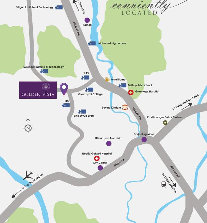  golden vista Location Plan