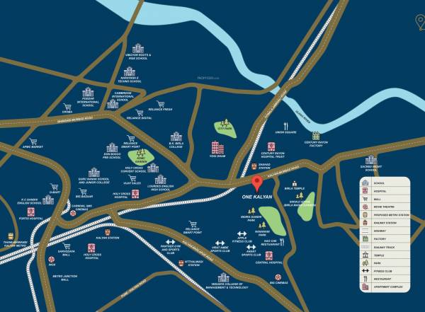  one-kalyan Location Plan