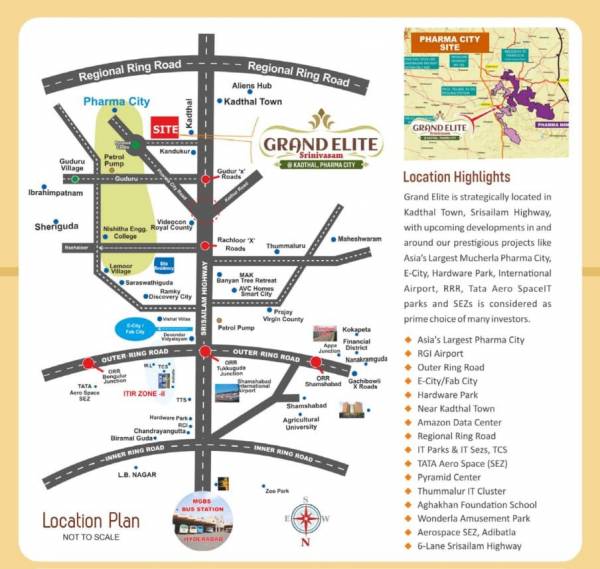  grand-elite-srinivasam Location Plan