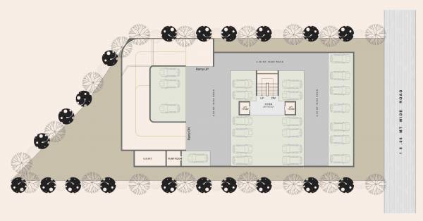  raj-mahal 1st Basement Cluster Plan