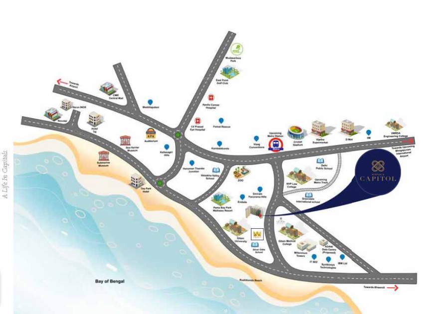  iconica capitol and the crown Location Plan