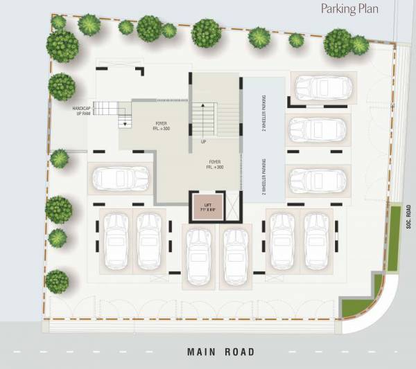  shalin-palette Shalin Palette Parking Cluster Plan