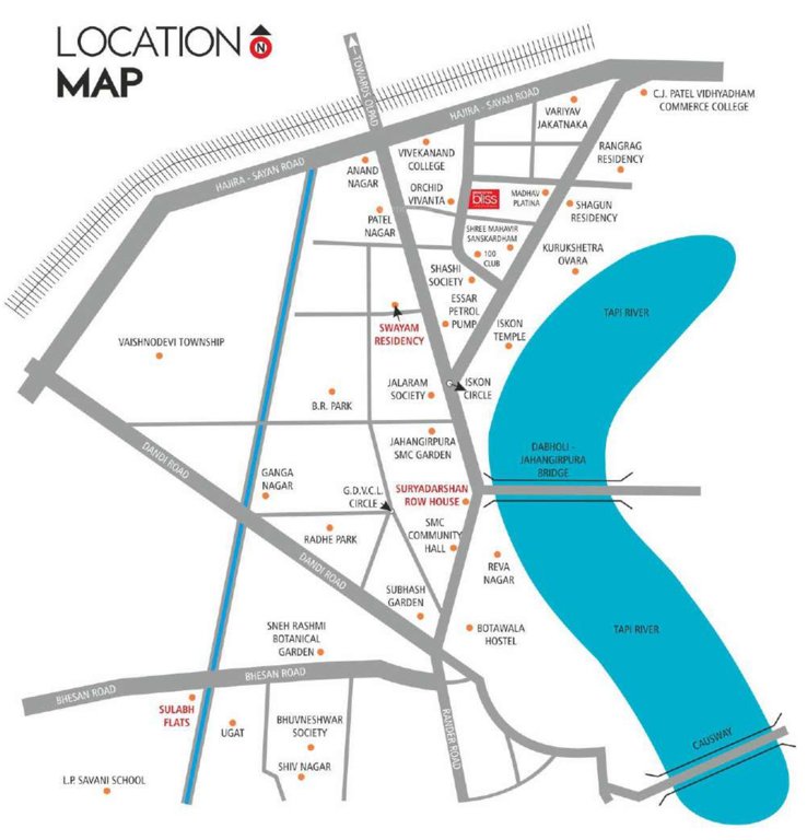  swayam bliss Location Plan