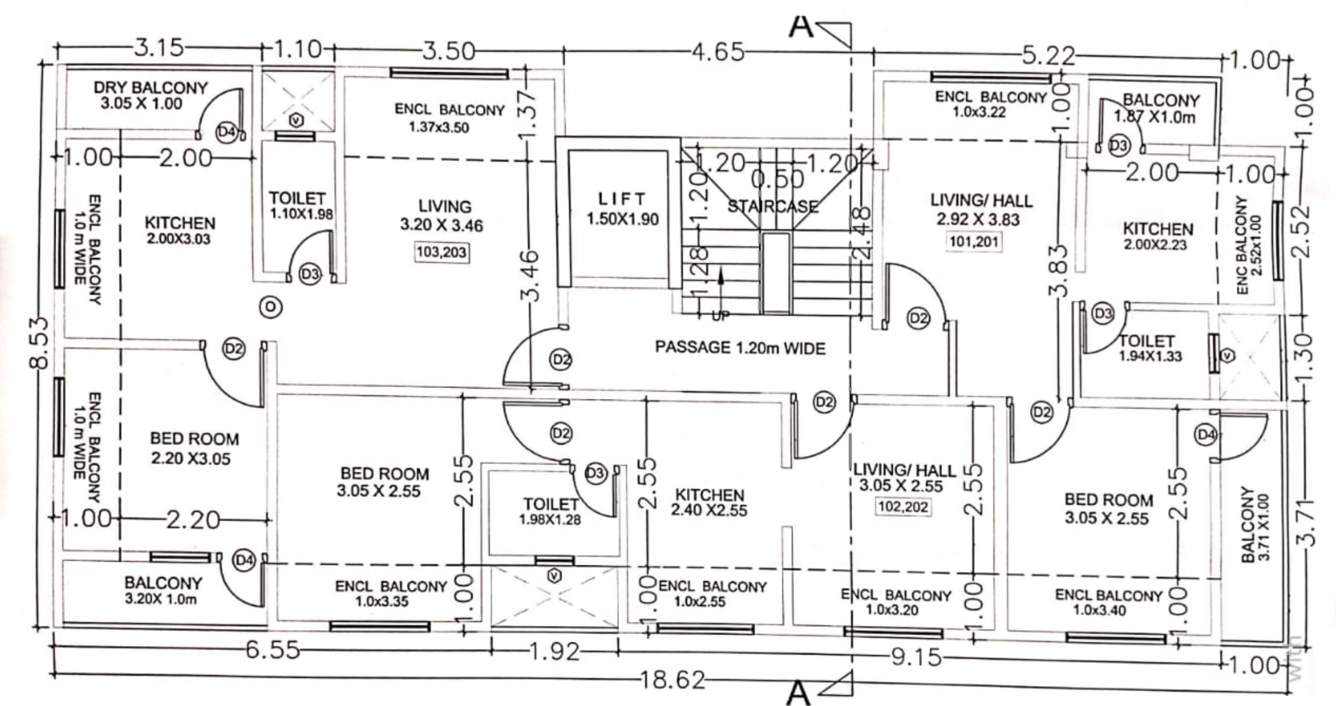  m and m morya M And M Morya Cluster Plan From 1st To 2nd Floor