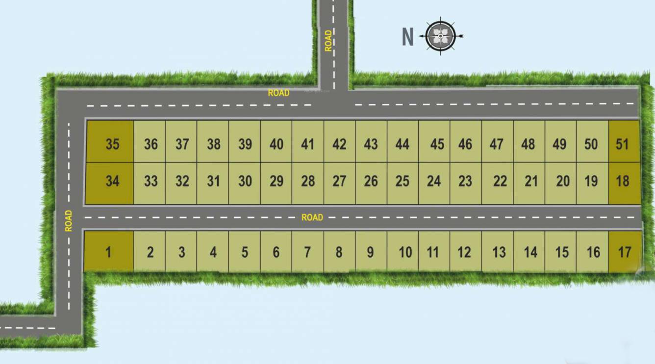  nature ville Layout Plan