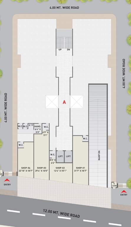  heights Heights Cluster Plan for ground Floor
