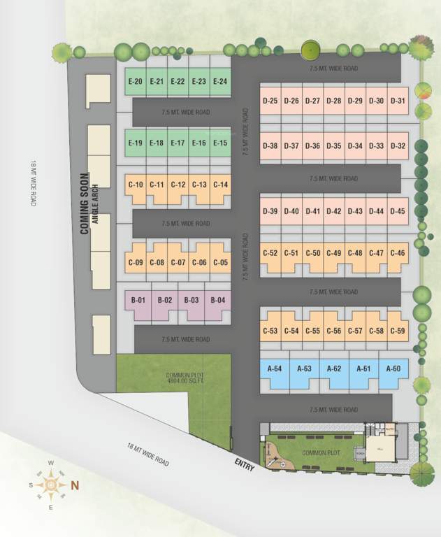  angel residency Layout Plan