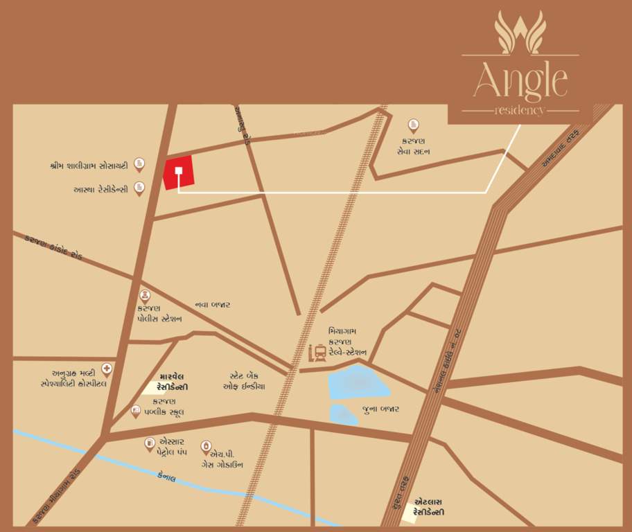  angel residency Location Plan