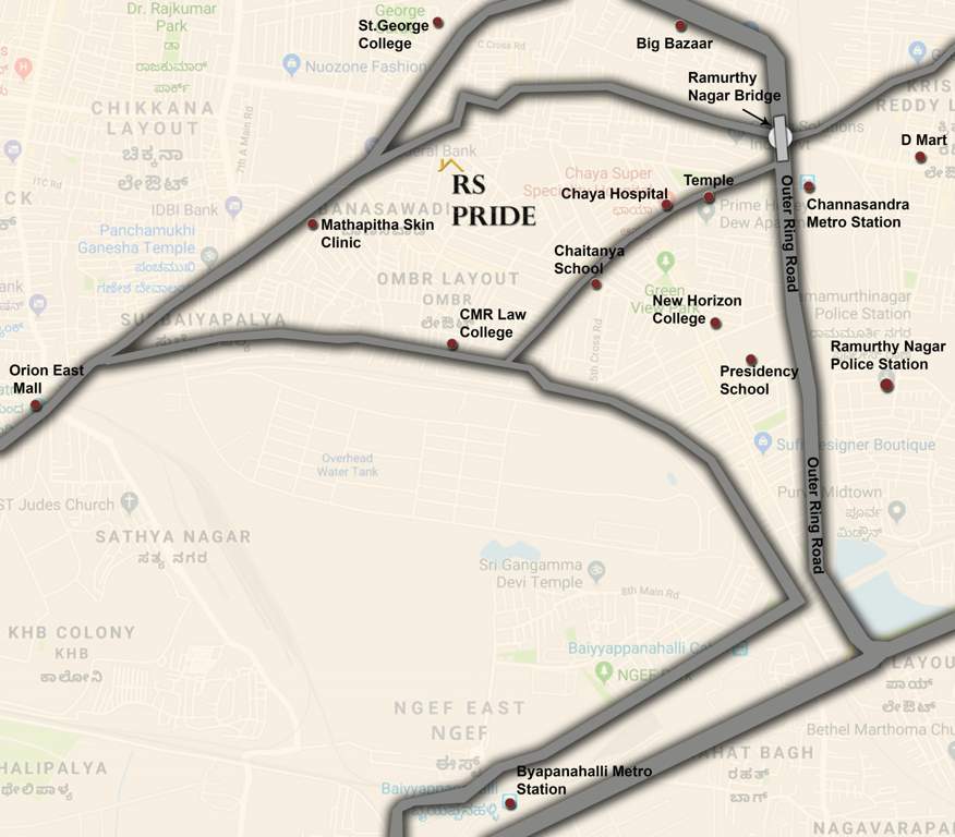  rs pride Location Plan