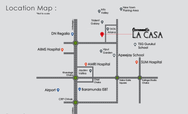  la casa Location Plan