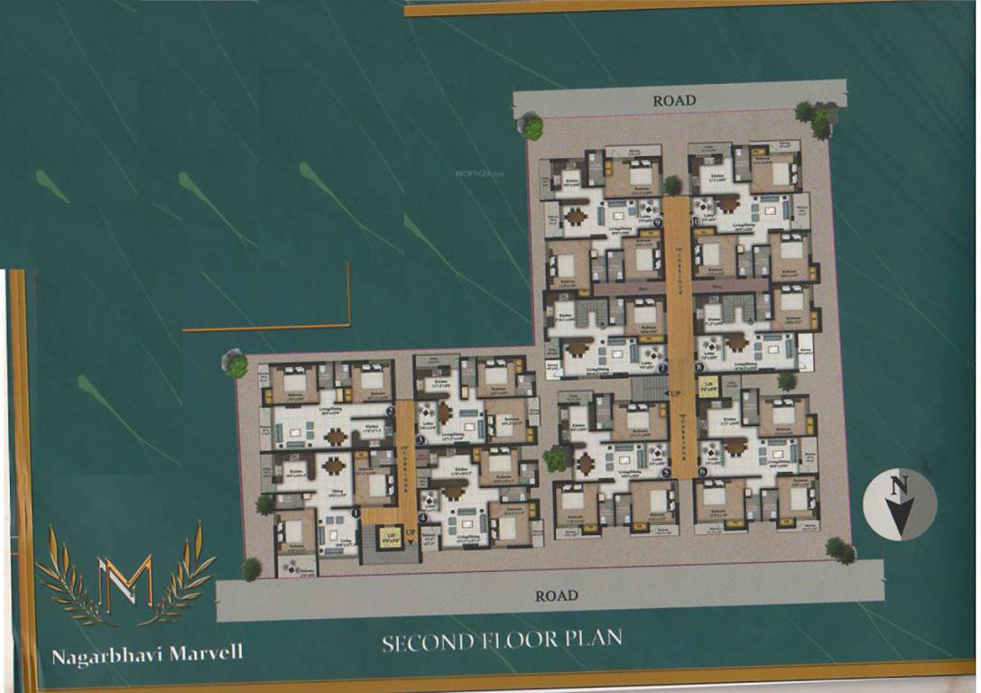 nagarbhavi marvel Cluster Plan for 2nd Floor