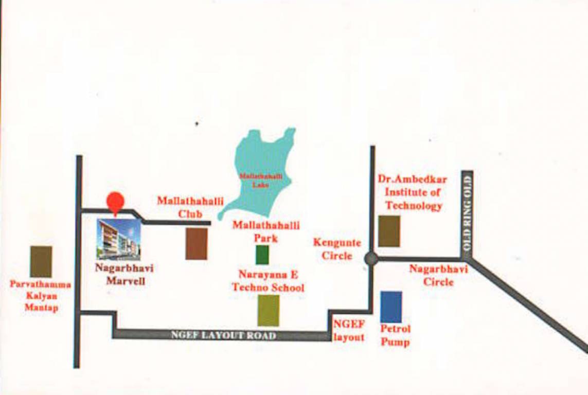  nagarbhavi marvel Location Plan