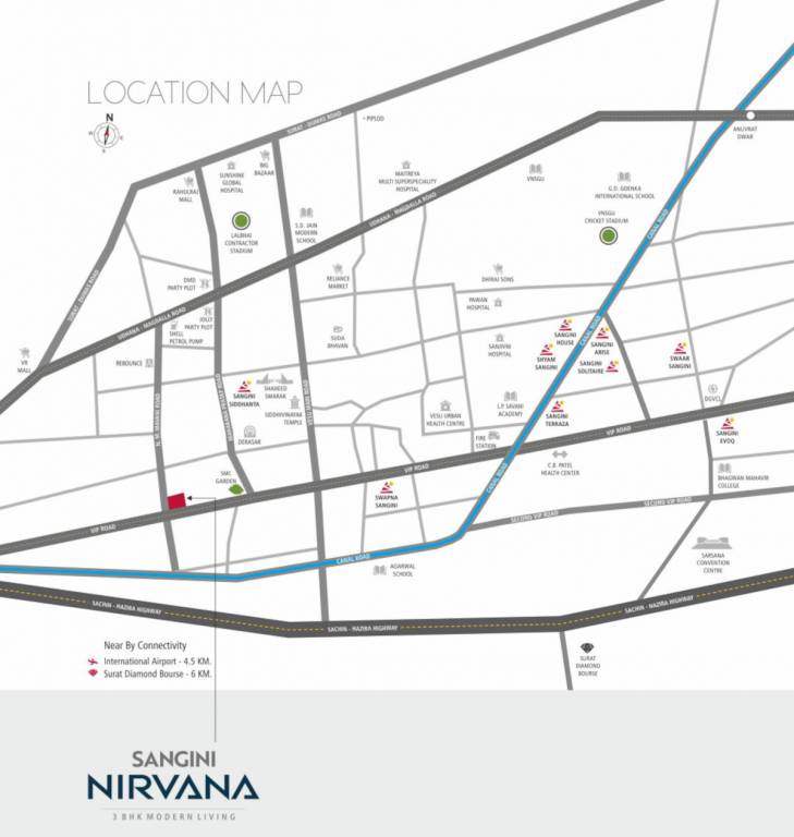 nirvana Location Plan