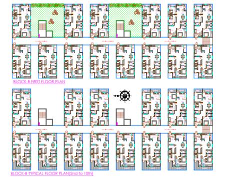  aura-ii Block B Cluster Plan From 1st And 2nd to 10th Floor