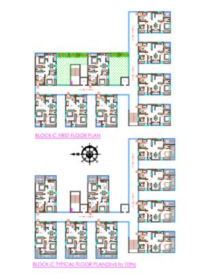  aura-ii Block C Cluster Plan From 1st And 2nd to 10th Floor