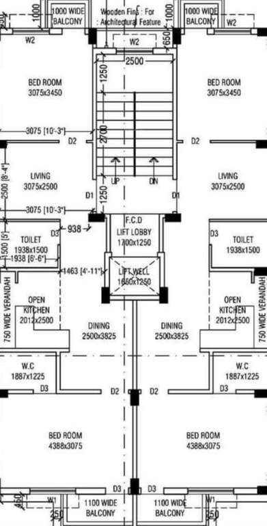  new project New Project Cluster Plan from 1st to 4th Floor