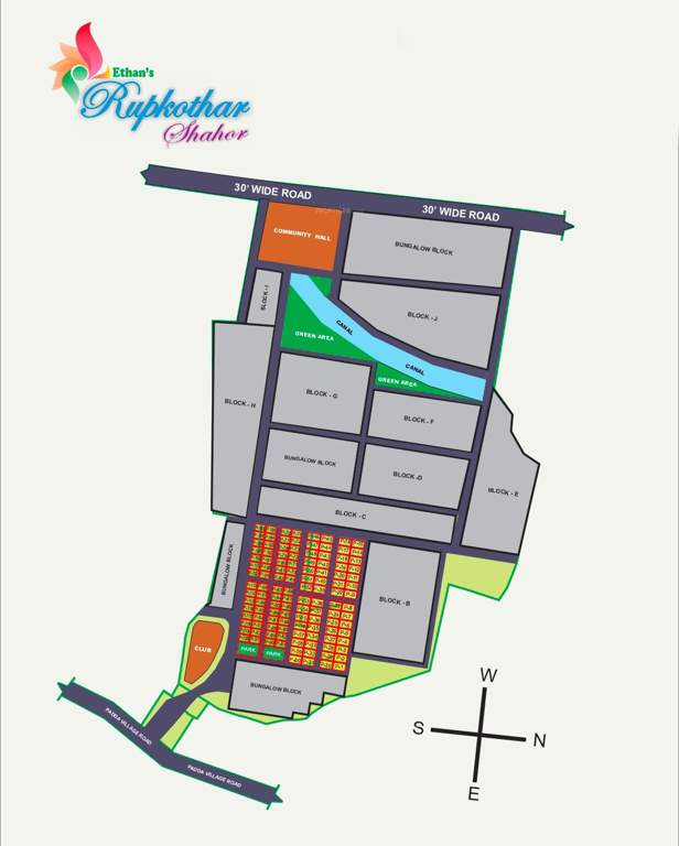  rupkothar shahor Layout Plan