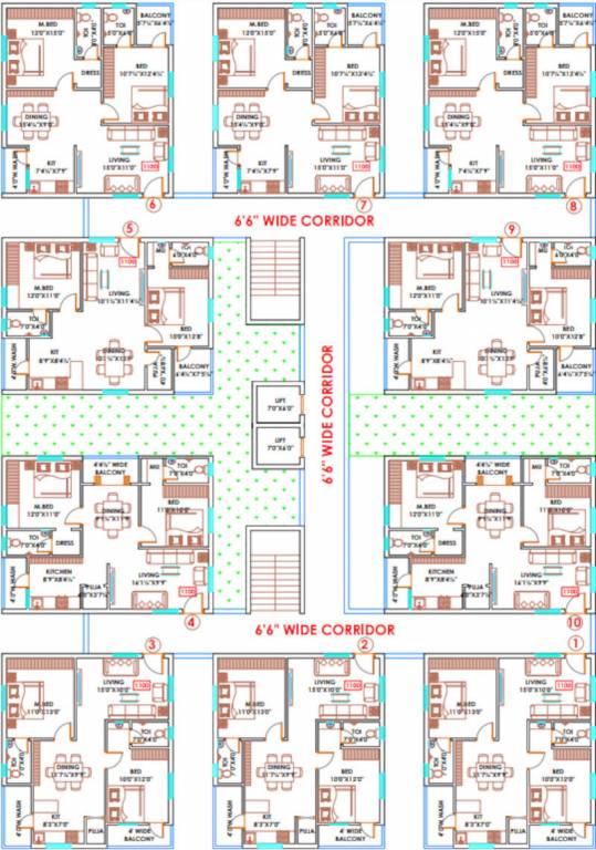  bloomdale C And D Block Cluster Plan