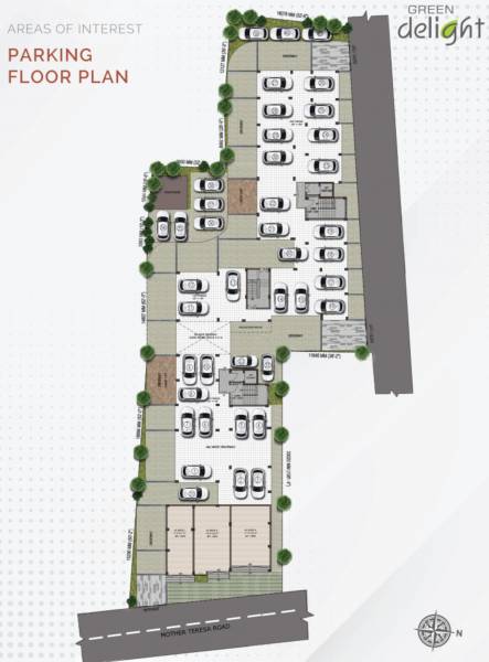  delight Parking Cluster Plan