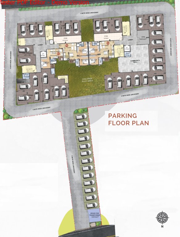 exotica Green Exotica Parking Cluster Plan