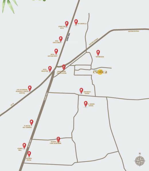 Location Plan exotica Location Plan