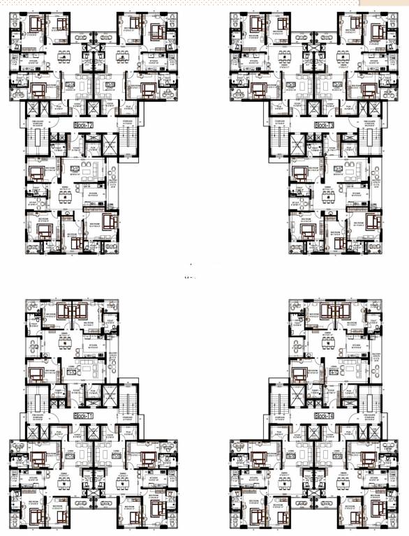 9 boulevard 9 Boulevard T1, T2, T3, T4 Cluster Plan