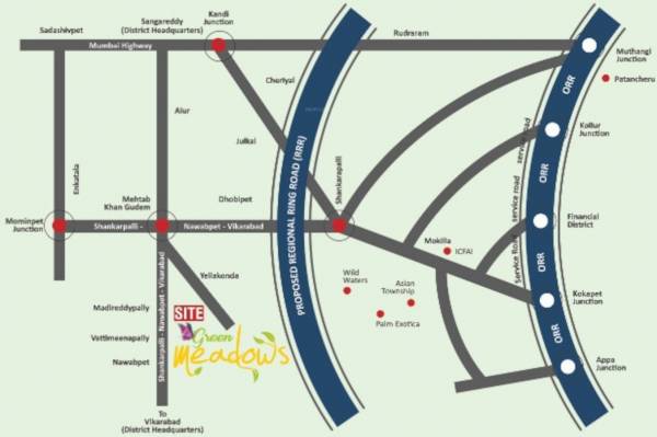  sannidhis-green-meadows Location Plan