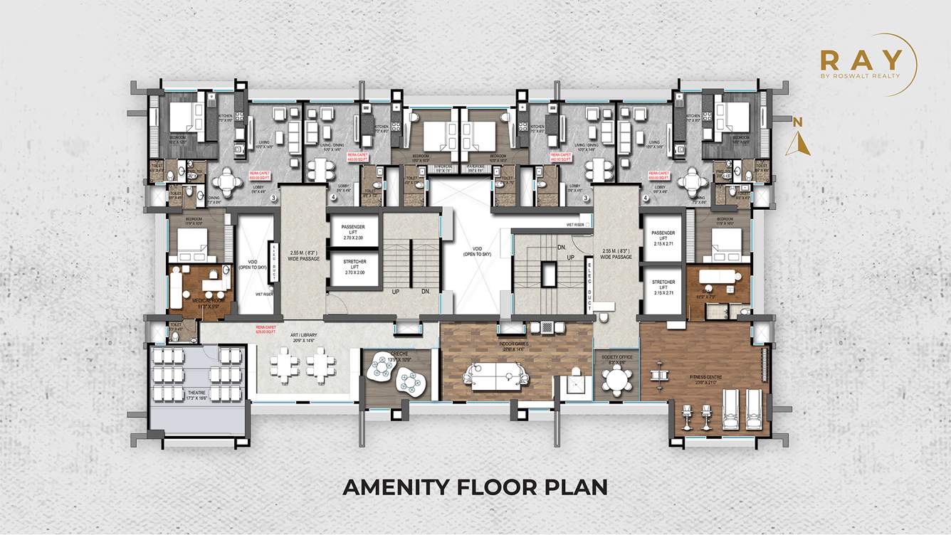  ray Ray Amenities Cluster Plan