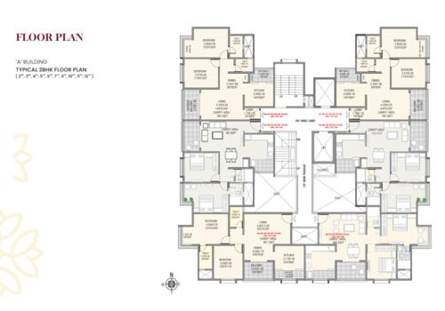  24life-blooms 24life Blooms Cluster Plan from 2nd to 12th Floor
