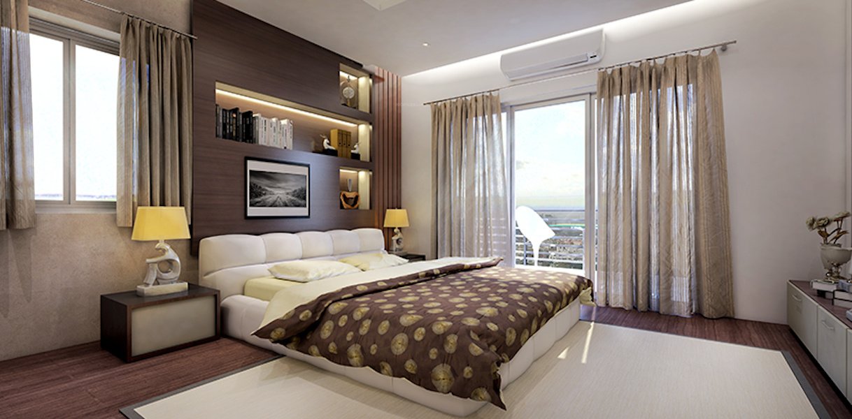  skyscraper apartment Bedroom