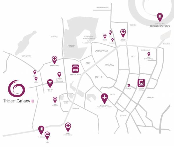  galaxy-3 Location Plan