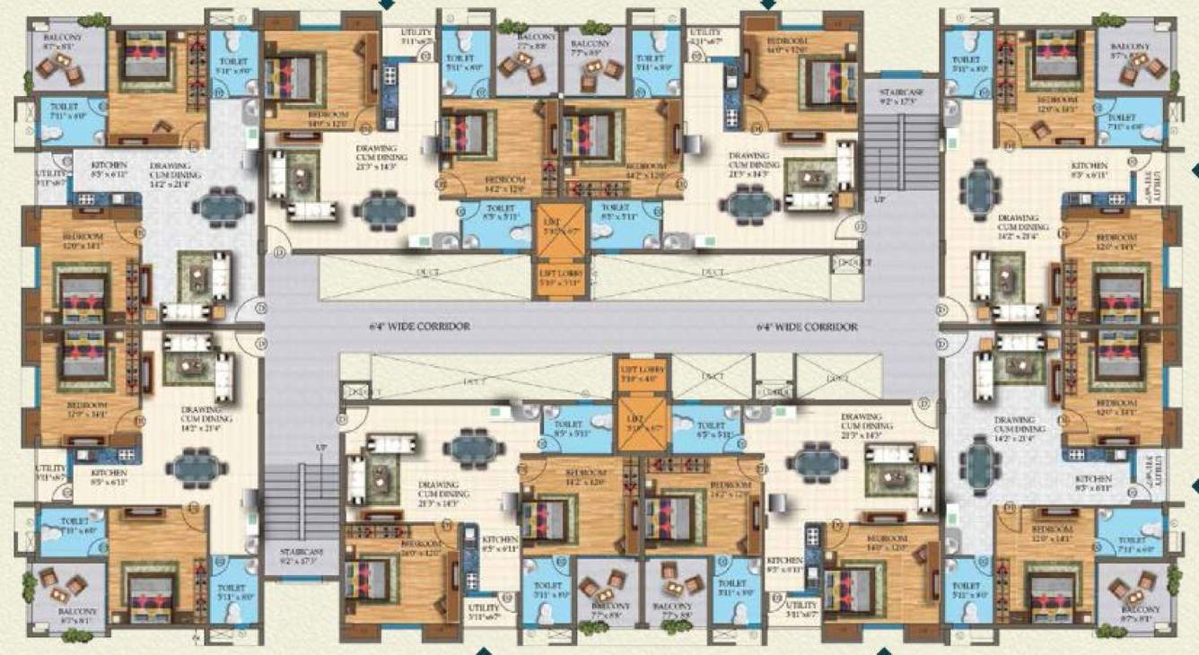  krishna laxmi arcade Block B Cluster Plan