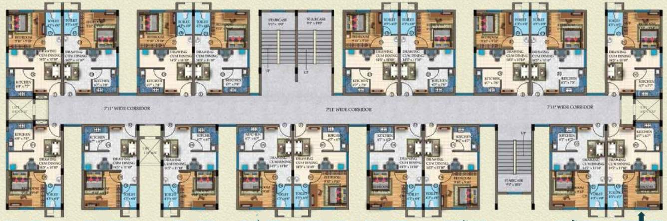  krishna laxmi arcade Block C Cluster Plan