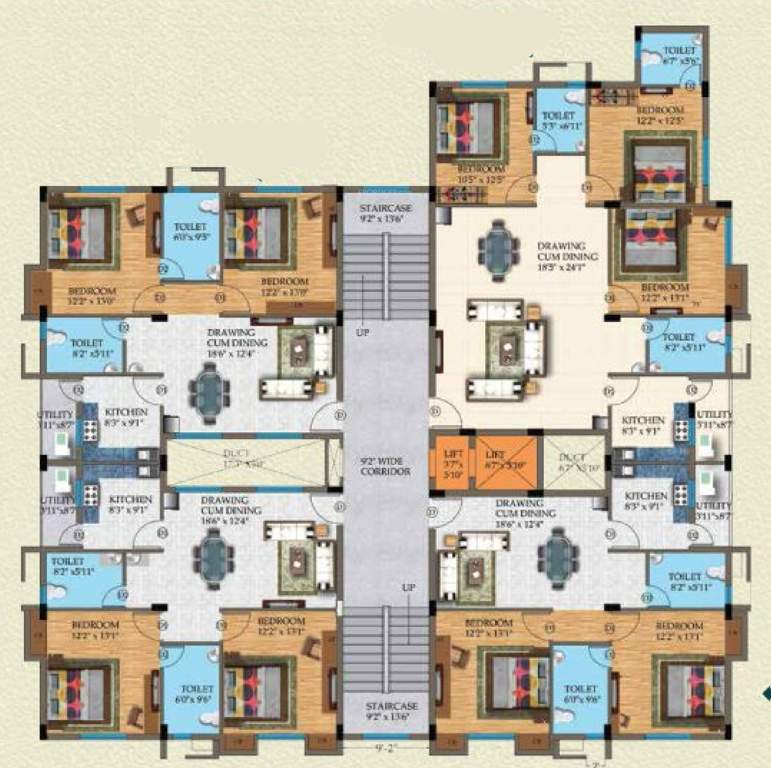  krishna laxmi arcade Block E Cluster Plan
