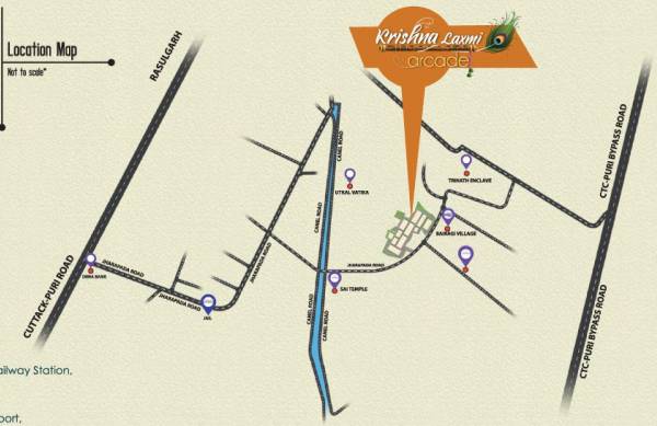  krishna-laxmi-arcade Location Plan