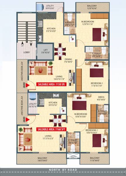  serinity Serinity Cluster Plan For Typical Floor
