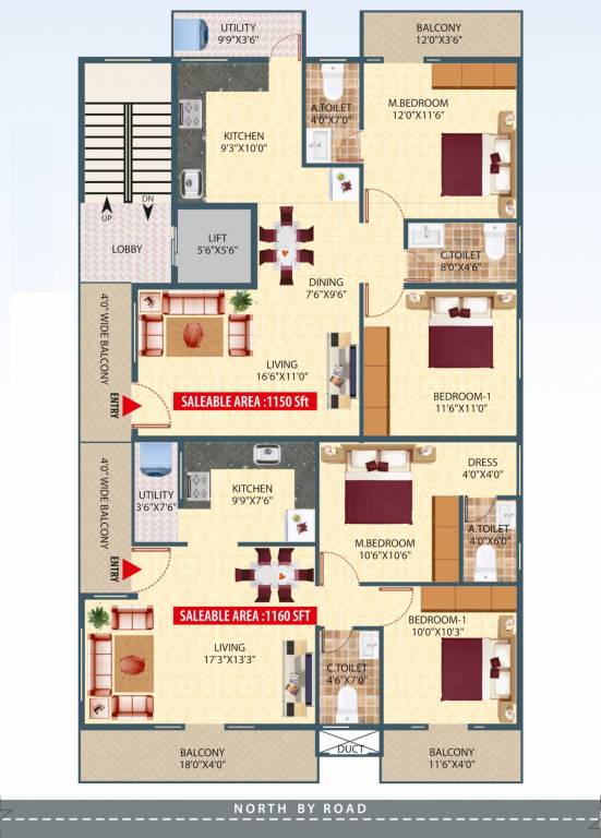  serinity Serinity Cluster Plan For Typical Floor