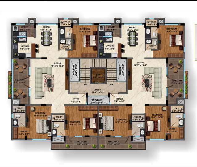  zion Zion Cluster Plan from 1st to 2nd Floor