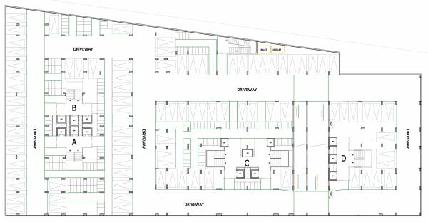  altius-viitor A, B, C, D Cluster Plan For Middle Floor